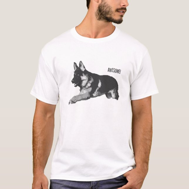 Schäferhund T-Shirt (Vorderseite)