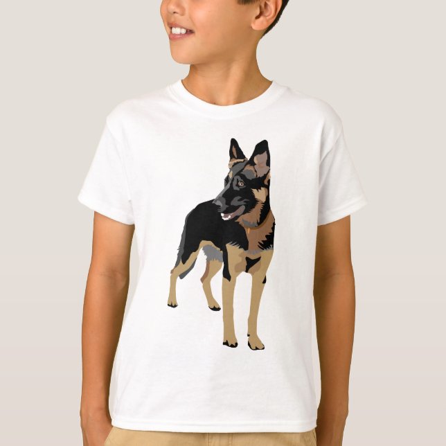 Schäferhund T-Shirt (Vorderseite)