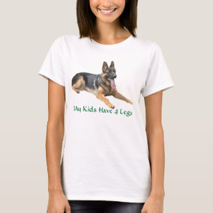 Schäferhund-T - Shirt meine Kinder haben 4 Beine