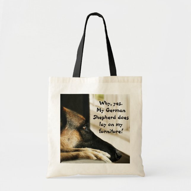 Schäferhund-Taschen-Tasche Tragetasche (Vorne)