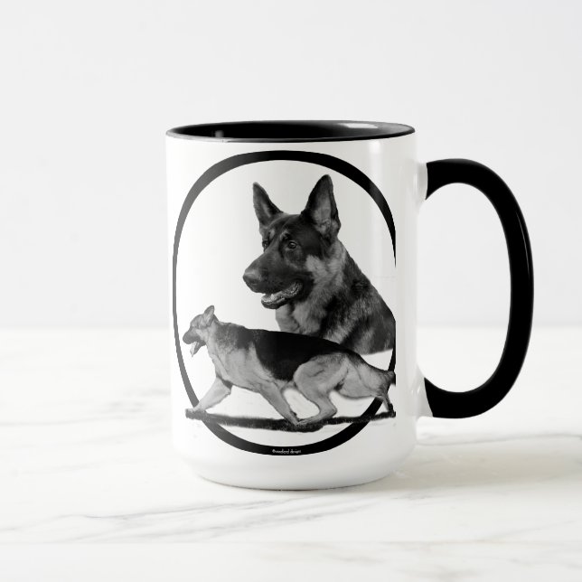 SCHÄFERHUND-TASSE TASSE (Rechts)