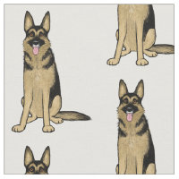 Schäferhund verfolgt des niedlichen
