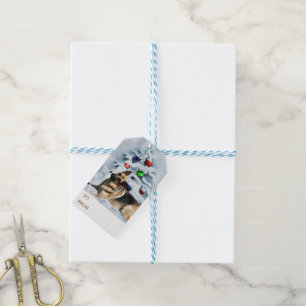 Schäferhund-Weihnachtsgeschenke Geschenkanhänger