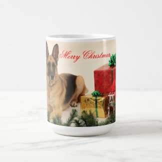 Schäferhund-WeihnachtsTasse Tasse
