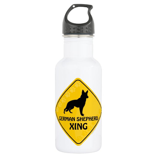 Schäferhund Xing Trinkflasche (Vorderseite)