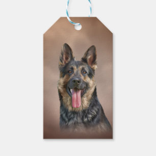 Schäferhundhund Geschenkanhänger
