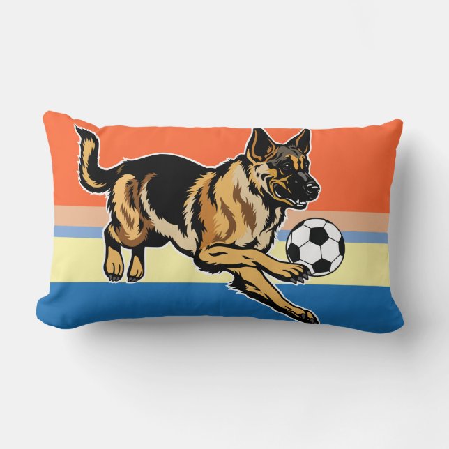 Schäferhundhund Lendenkissen (Vorderseite)