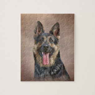 Schäferhundhund Puzzle