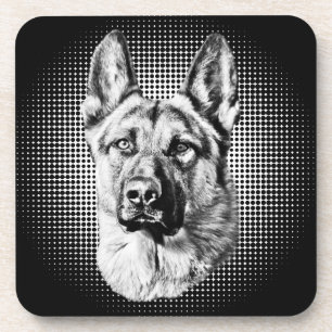 Schäferhundhund Untersetzer