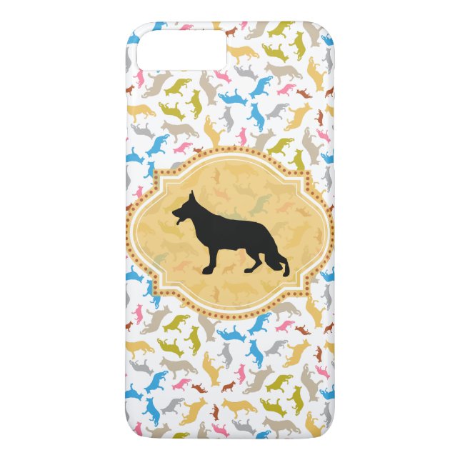 Schäferhundmuster Primavera Case-Mate iPhone Hülle (Rückseite)