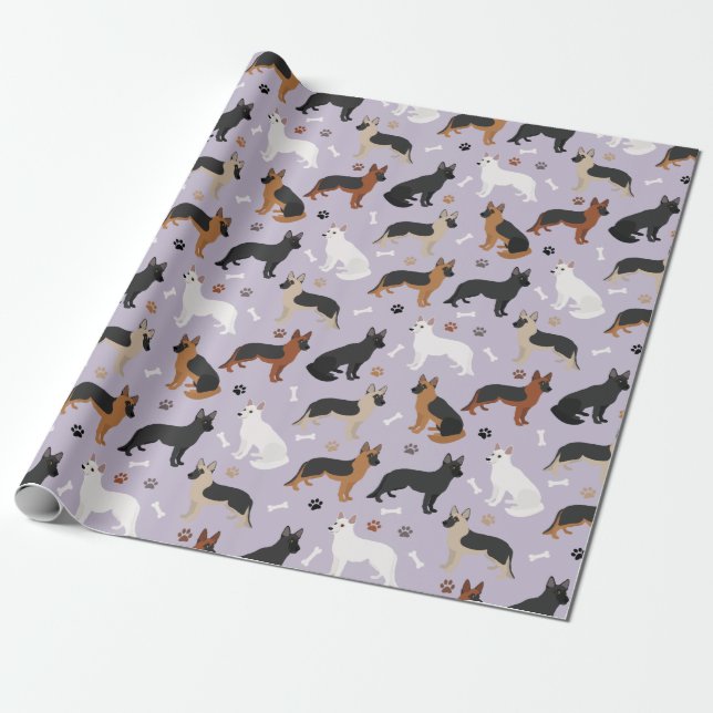 Schäferpapier Geschenkpapier (Ungerollt)