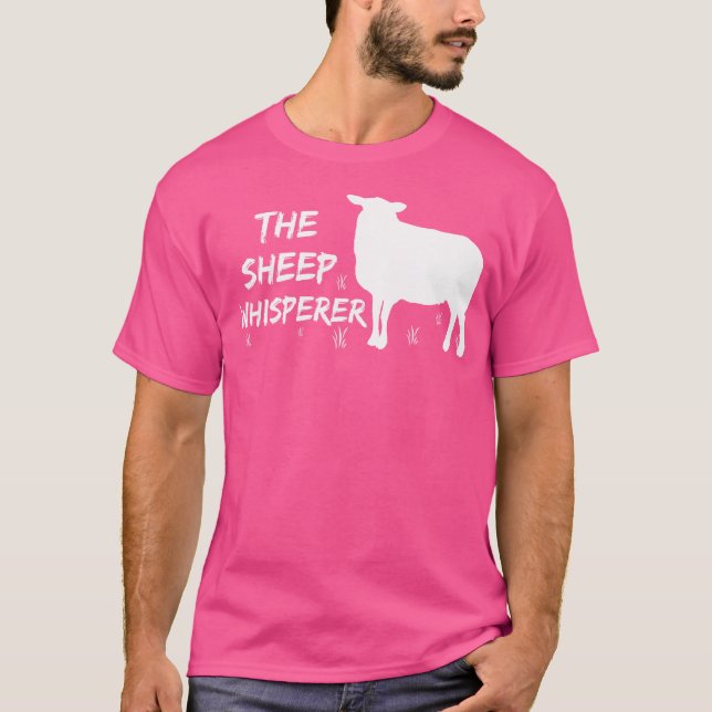 Schaffarm Animal Bauer Funny T-Shirt (Vorderseite)
