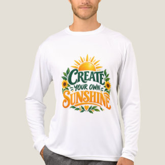 Schaffe Deinen eignen Sonnenschein Tri-Blend Shirt