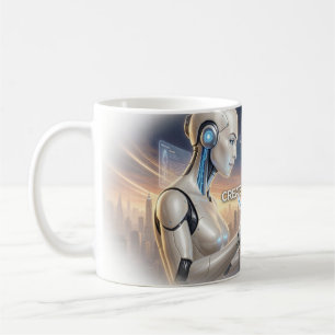 🌌 Schaffe die Zukunft Futuristischer Künstler-Mug Kaffeetasse