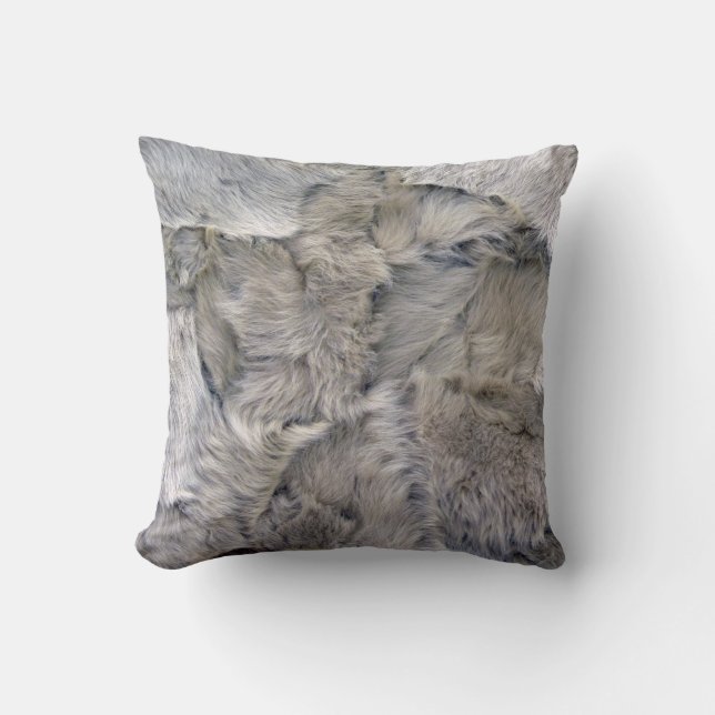 Schaffell Kissen (Vorderseite)