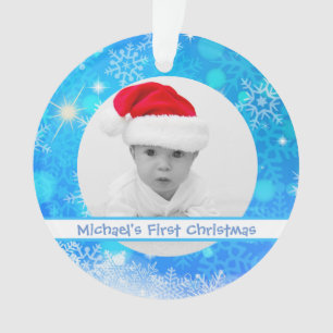 Schaffen Sie Baby-Foto-Weihnachten Ornament