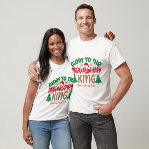 Schaffen Sie dem Neugeborenen König Ihren eigenen T-Shirt