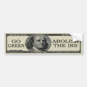 Schaffen Sie den IRS-Autoaufkleber ab Autoaufkleber
