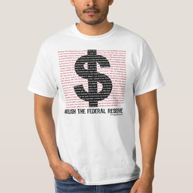 Schaffen Sie die bundesstaatliche Reserve 2,0 ab T-Shirt (Vorderseite)