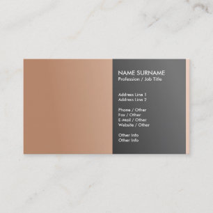 Schaffen Sie Ihr eigenes berufliches elegantes Visitenkarte