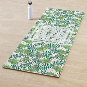 Schaffen Sie Ihr eigenes botanisches Yogamatte