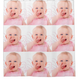 Schaffen Sie Ihr eigenes Foto-Collagen-Muster Duschvorhang