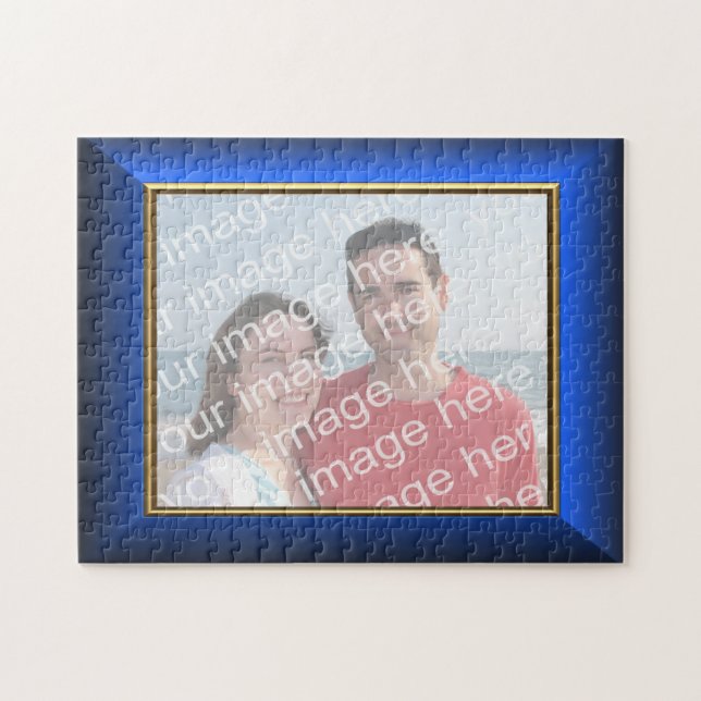 Schaffen Sie Ihr eigenes Foto-gerahmtes Puzzle (Horizontal)