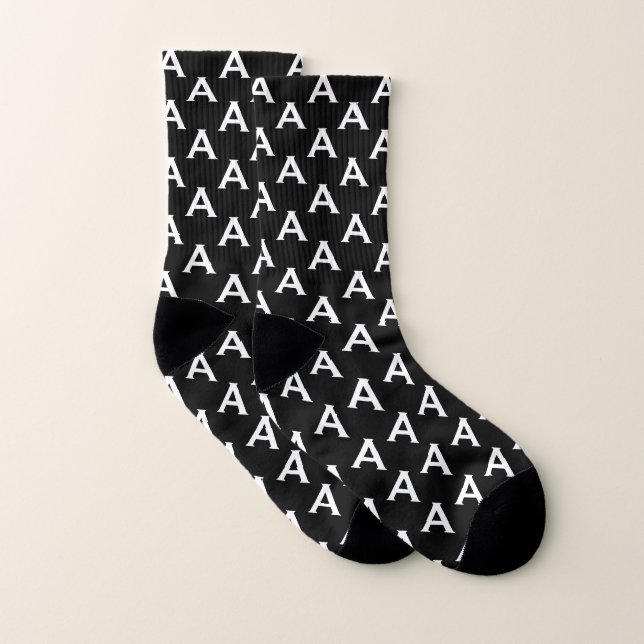 Schaffen Sie Ihr eigenes Monogramm Socken (Paar)