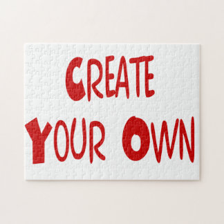 Schaffen Sie Ihr eigenes Puzzlespiel Puzzle