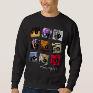 Schaffen Sie Ihr Instagram Selfies 9 Bilder + Sweatshirt