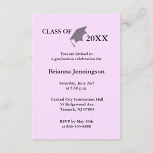 Schaffen Sie Ihre eigene Abschluss-Einladung 7 Einladung