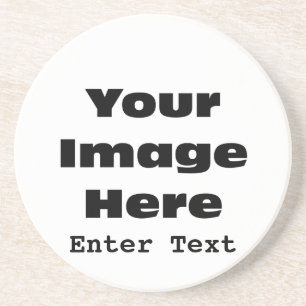 Schaffen Sie Ihre eigene Geschenk-Schablone Sandstein Untersetzer