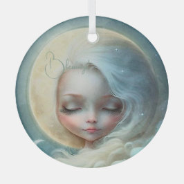Schaffen Sie Ihre eigene Mondlichter Traumgöttin Ornament Aus Glas