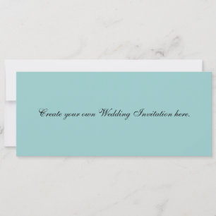 Schaffen Sie Ihre eigenen blauen Einladung