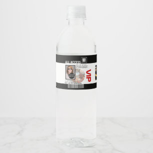 Schaffen Sie Ihre eigenen Weisen VIP-Durchlaufs 8, Wasserflaschenetikett