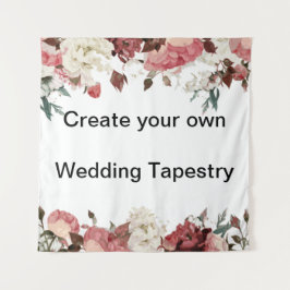 Schaffen Sie Ihre Selbst - Hochzeits-Tapisserie Wandteppich
