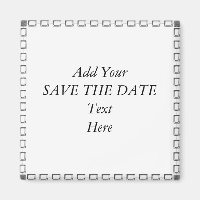 SCHAFFEN Sie IHRE SELBST SAVE THE DATE Magneten