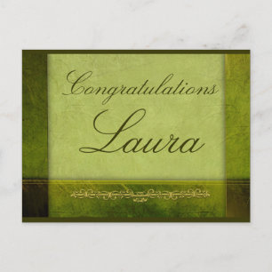 Schaffen Sie Ihren eigenen Abschluss Ankündigungspostkarte