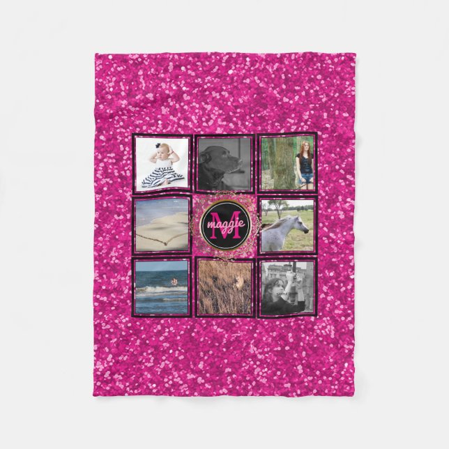 Schaffen Sie Ihren eigenen | Instagram Fleecedecke (Vorderseite)