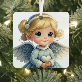 Schaffen Sie sich den 1. Weihnachtsgel Ihres Babys Ornament Aus Metall