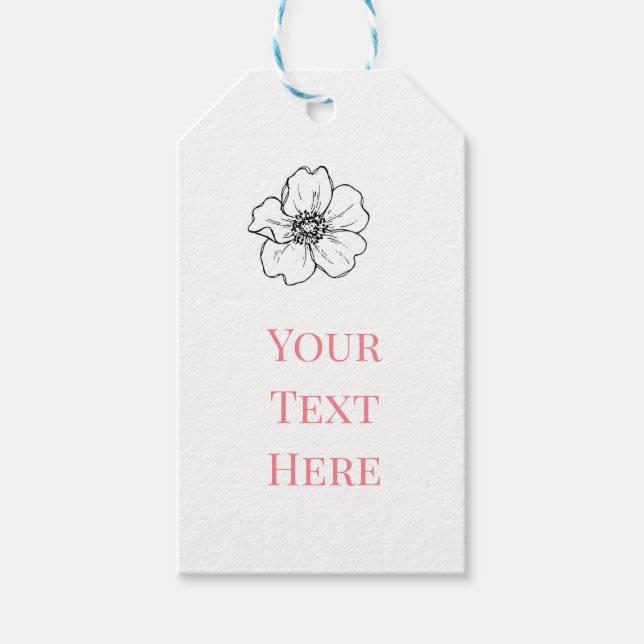 Schaffen Sie sich ein eigenes Babygeschenk Geschenkanhänger (Vorderseite)