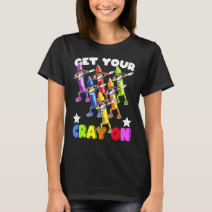 Schaffen Sie sich einen Cray über das Dabbing von T-Shirt