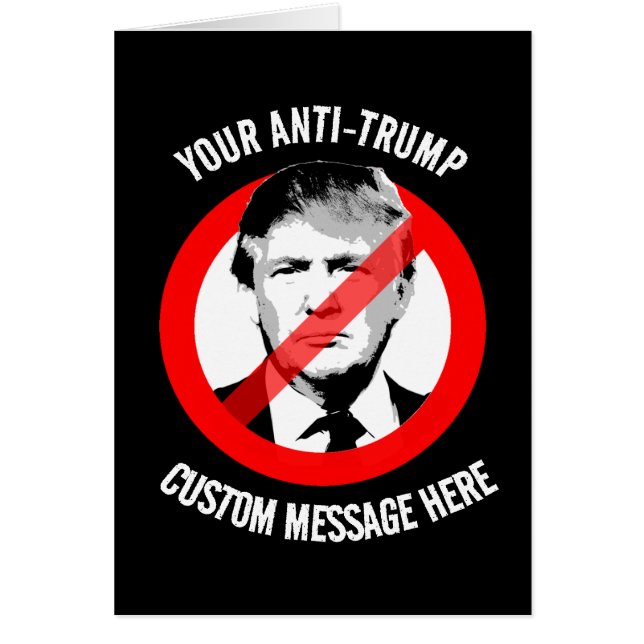 Schaffen Sie sich einen eigenen Anti-Trump (Vorne)