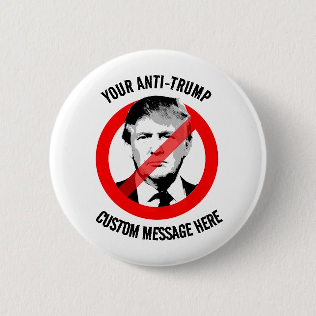 Schaffen Sie sich einen eigenen Anti-Trump Button (Vorderseite)