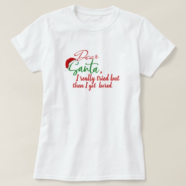 Schaffen Sie sich einen lieben Weihnachtsmann, son T-Shirt (Design vorne)
