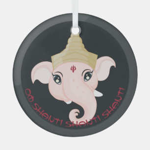 Schaffen Sie sich Ihr eigenes farbenfrohes Ganesh Ornament Aus Glas