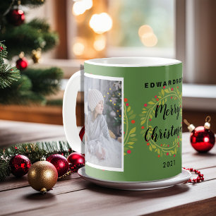 Schaffen Sie sich Ihr eigenes fröhliches Weihnacht Kaffeetasse