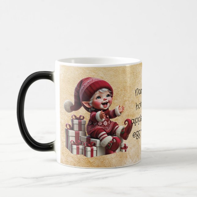 Schaffen Sie sich Ihr eigenes fröhliches Weihnacht Verwandlungstasse (Links)