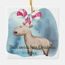 Schaffen Sie sich Ihr eigenes Weihnachtsfest für P Keramikornament