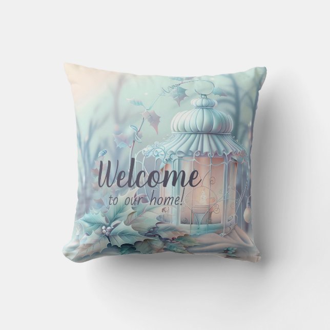 Schaffen Sie sich Ihr eigenes Weihnachtslicht Kissen (Vorderseite)